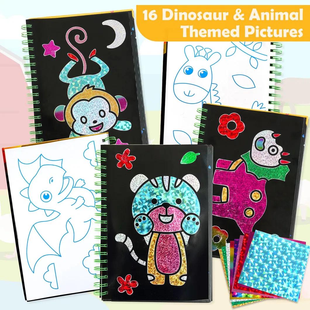 Fun Foil Art Dino DIY Toy Kit Image 2