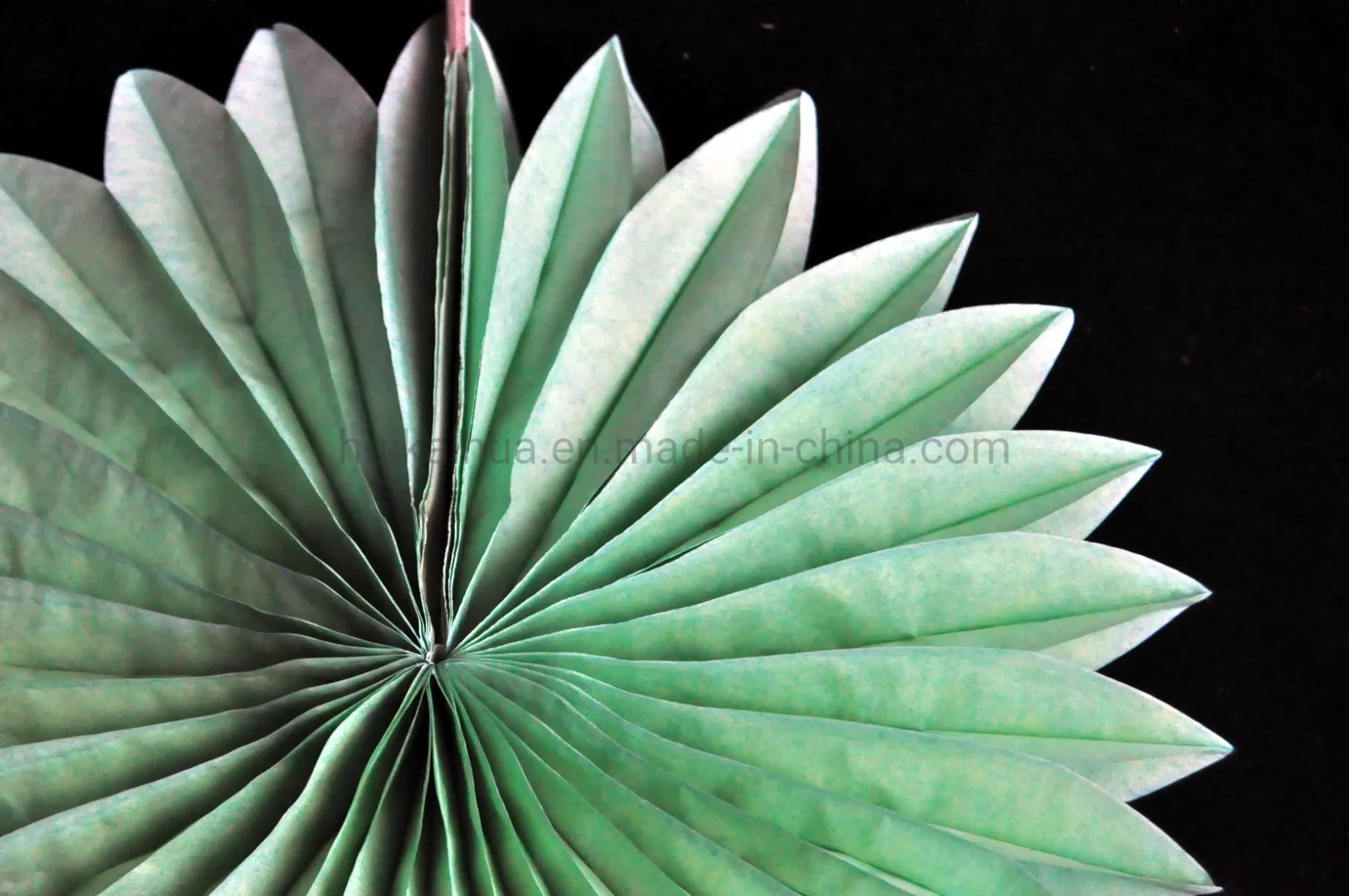 Hkh Unique Wedding Backdrops Wall Hanging Paper Fan for Party Decoration