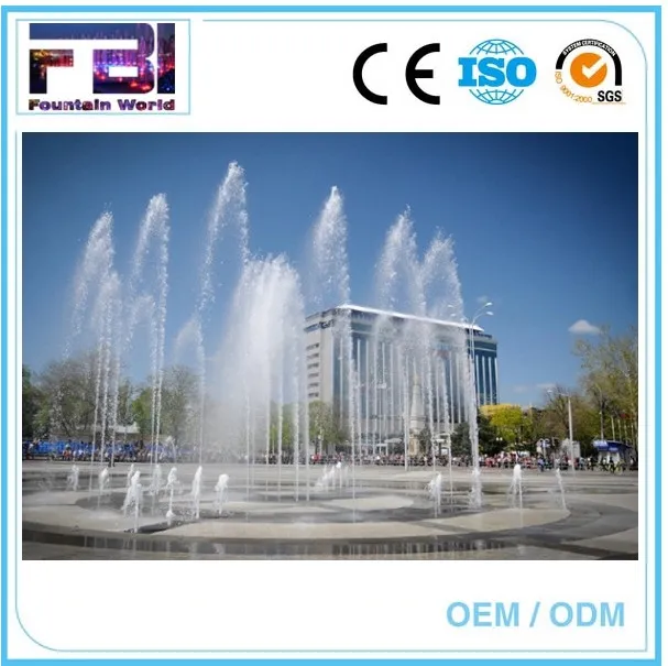 Decorative Outdoor Dry Colorful Public Music Water Fountain Dancing Fountain Garden Fountains