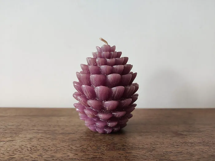 Artisan Pine Cone Candle 1