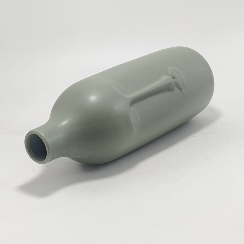 Handmade Nordic Minimalist Style Decorative Tabletop White Ceramic Hydroponics Flower Vase Wholesale Customized Ceramic Vases