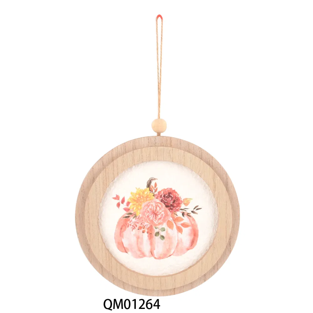 Wooden Sign Autumn Handmade Hanging Ornament for Home Decoration