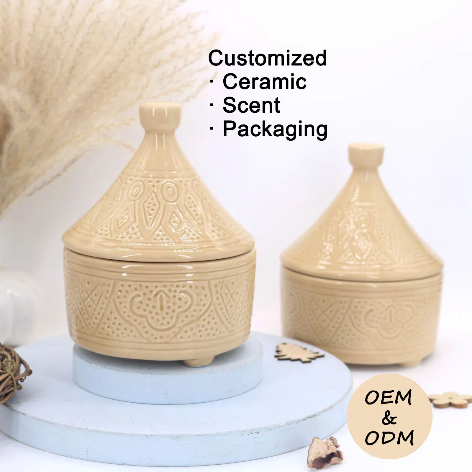 Artisan Crafted Tajine Shaped Scented Candle for Cozy Spaces