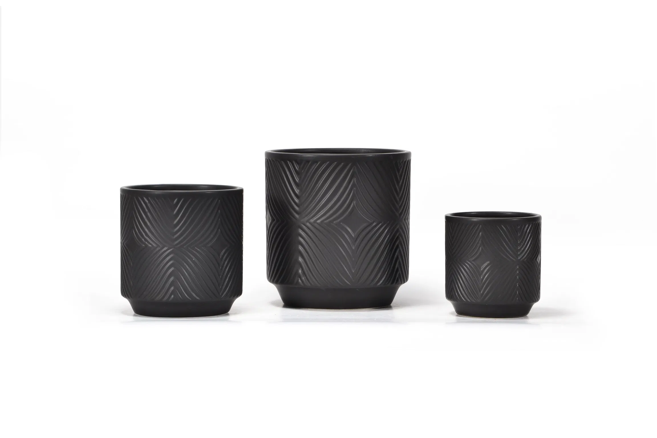 Tabletop Decorative Dried Flowers Ceramic Vase