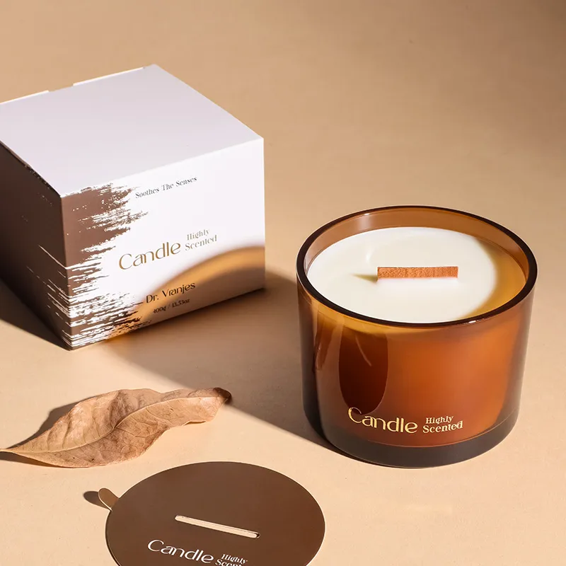 Artisan Amber Scented Candle 1
