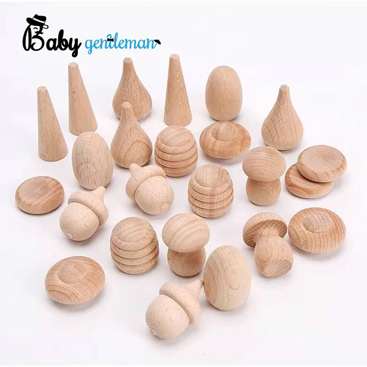 High Quality Creative DIY Natural Unpainted Peg Dolls Craft for Art Z30149A