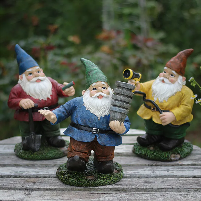 Christmas Father Decorative Outside Small Resin Crafts