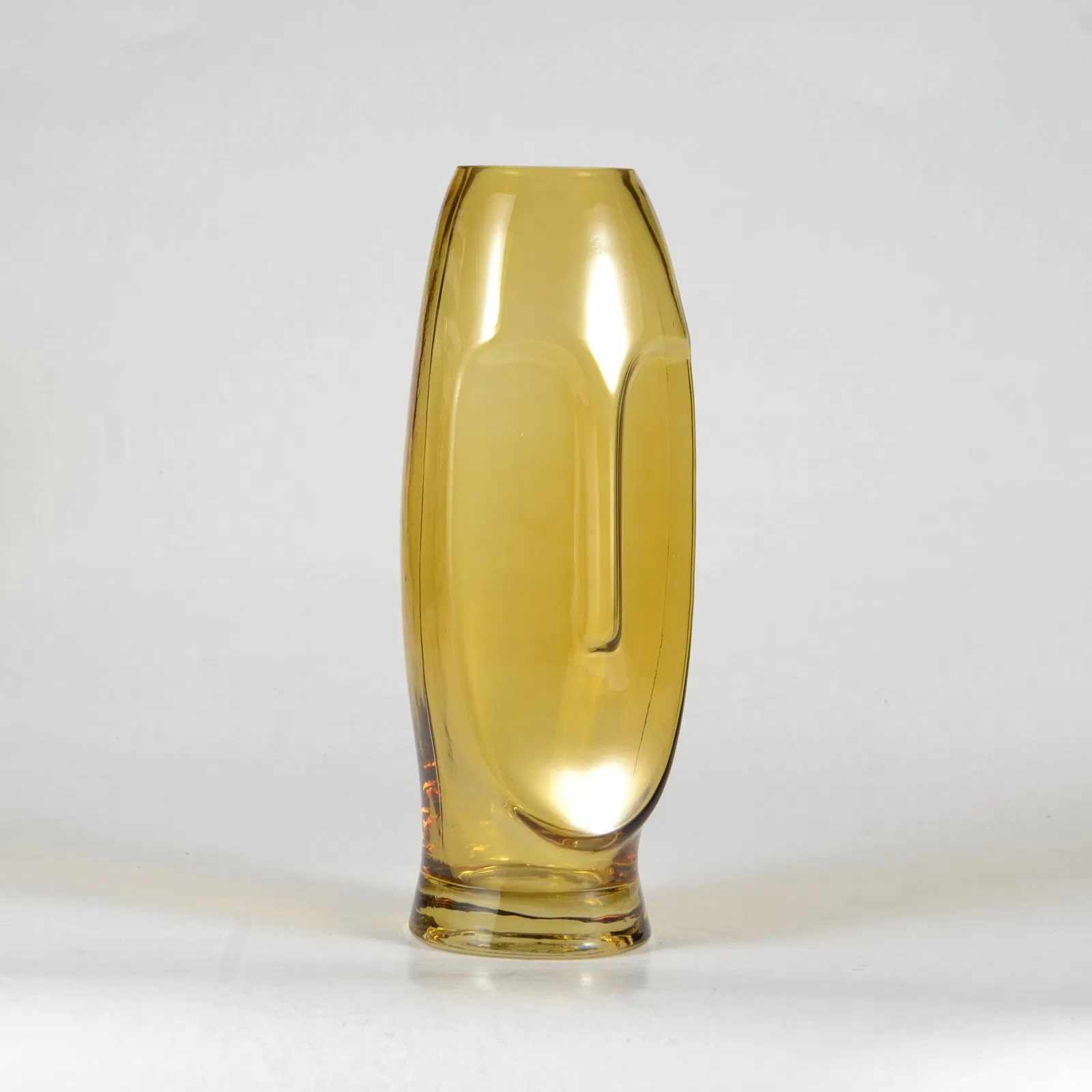 Human Face Art Unique Shaped Design Glass Crafts