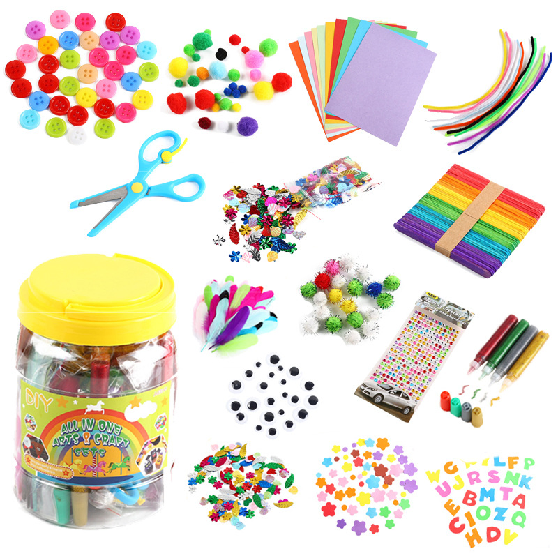 Creative Homeschool Supplies Arts Set DIY Craft Kit for Kids Craft Education