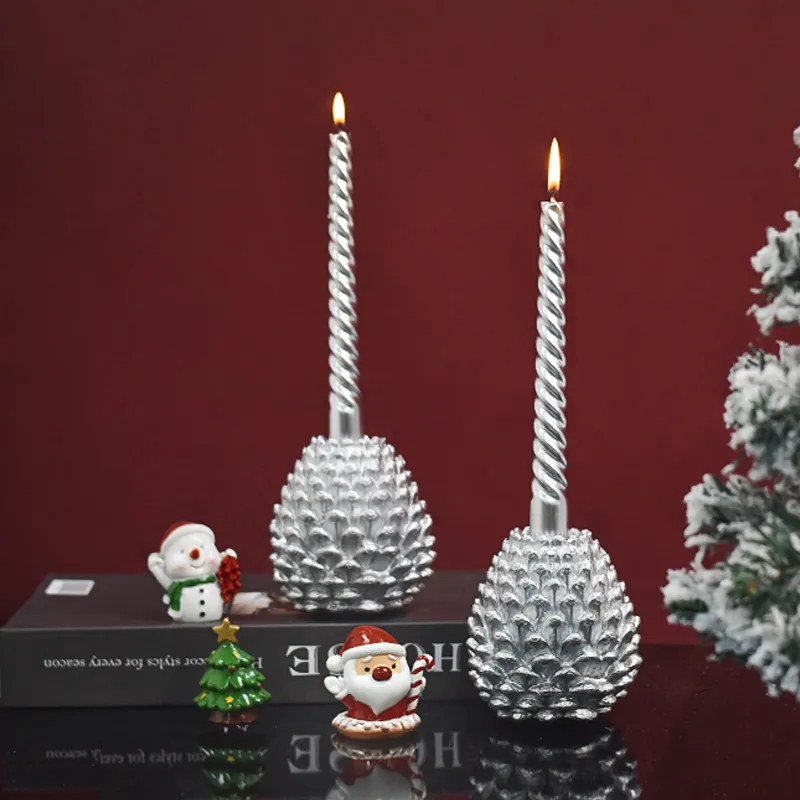 Pinecone Candle Holder 2