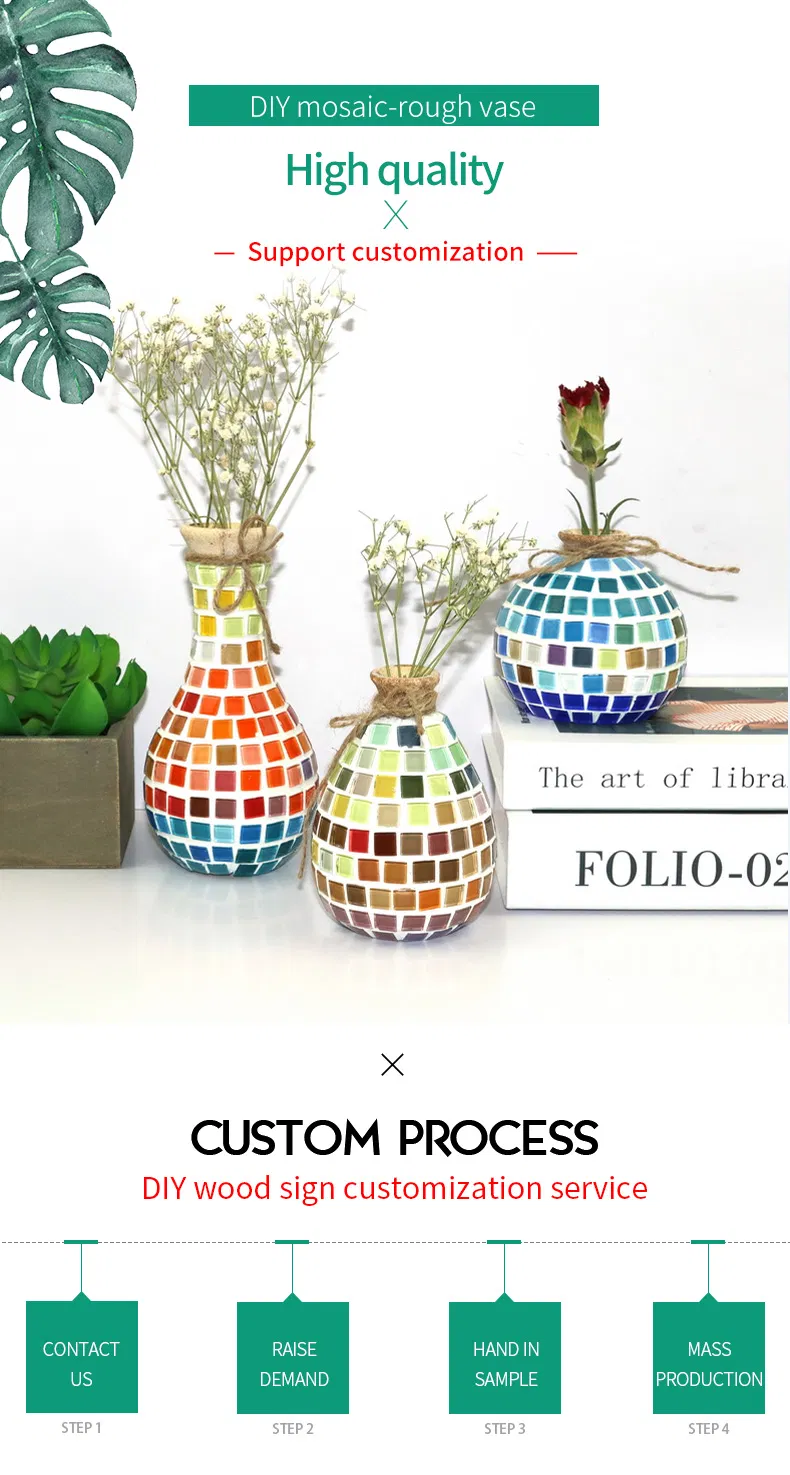 DIY Mosaic Craft Vase