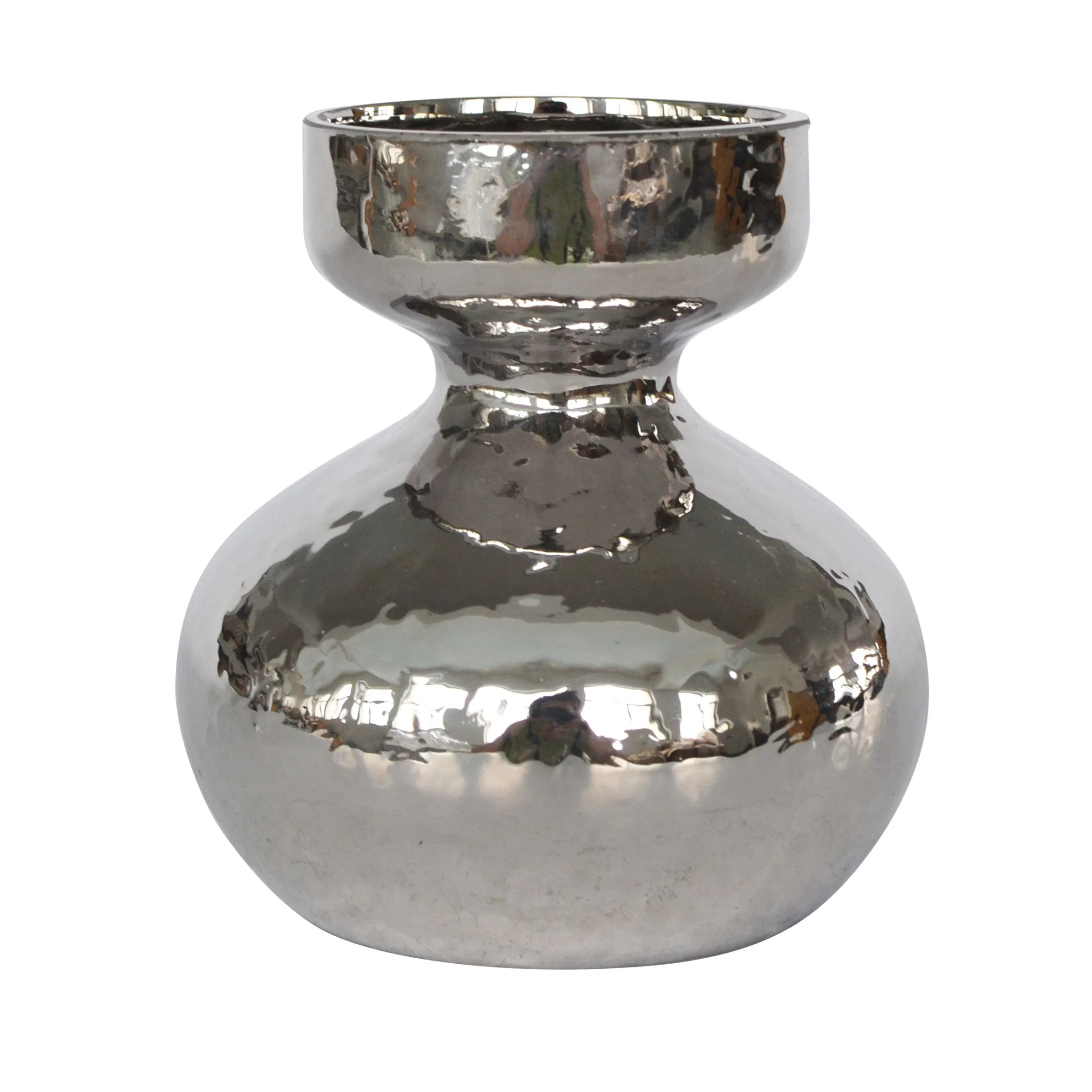 Factory Clear Decorative Glass Vase Tabletop Flower Bottle Glass Vase