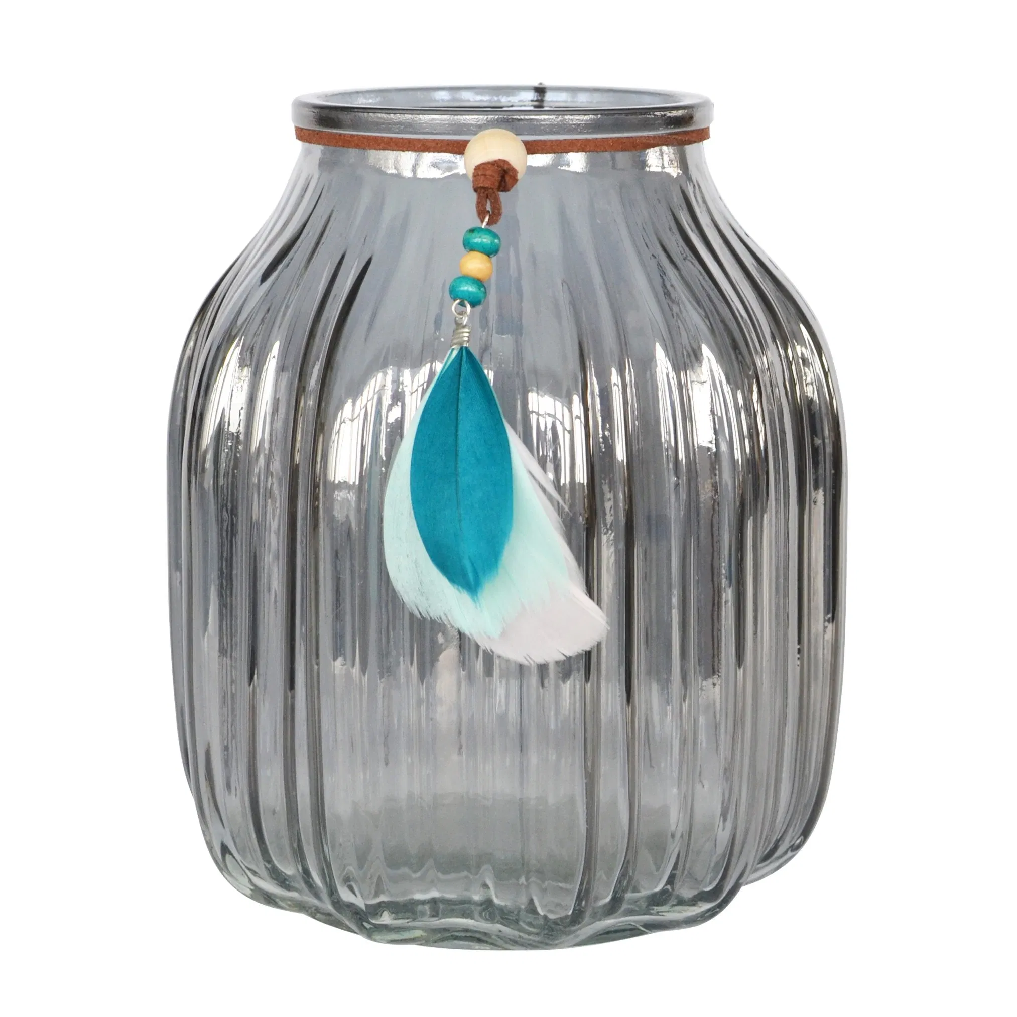 Factory Clear Decorative Glass Vase Tabletop Flower Bottle Glass Vase