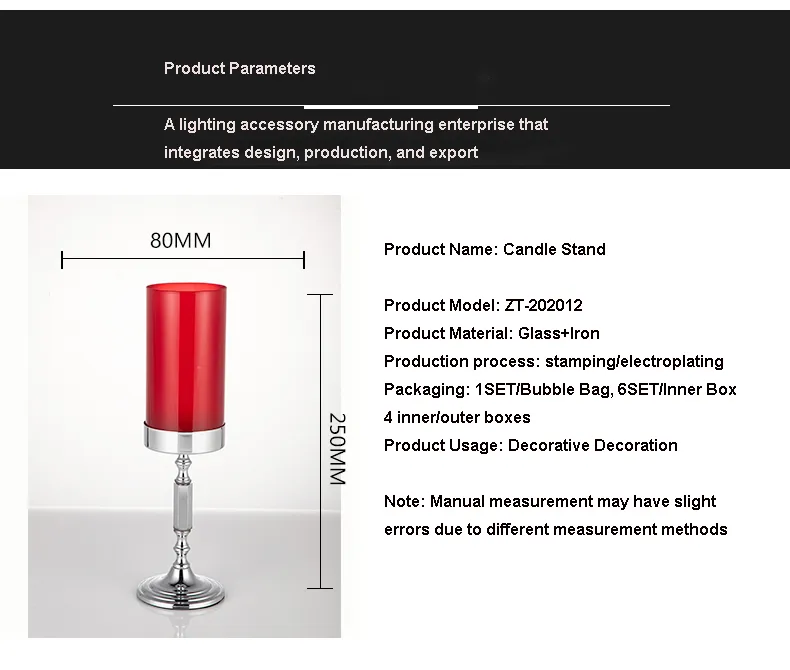 Glass Candle Holder Detail 4