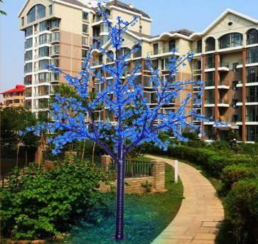 LED Artificial Trees White Outdoor Cherry Tree Artificial Crafts