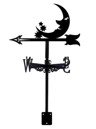 Exclusive Weathervane Stainless Steel Spray Paint Crafts Patio Outdoor Iron Weathervane Decoration Rustic