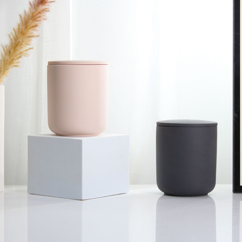 Custom Decorative Luxury Glass Vase Scented Ceramic Jars for Candles