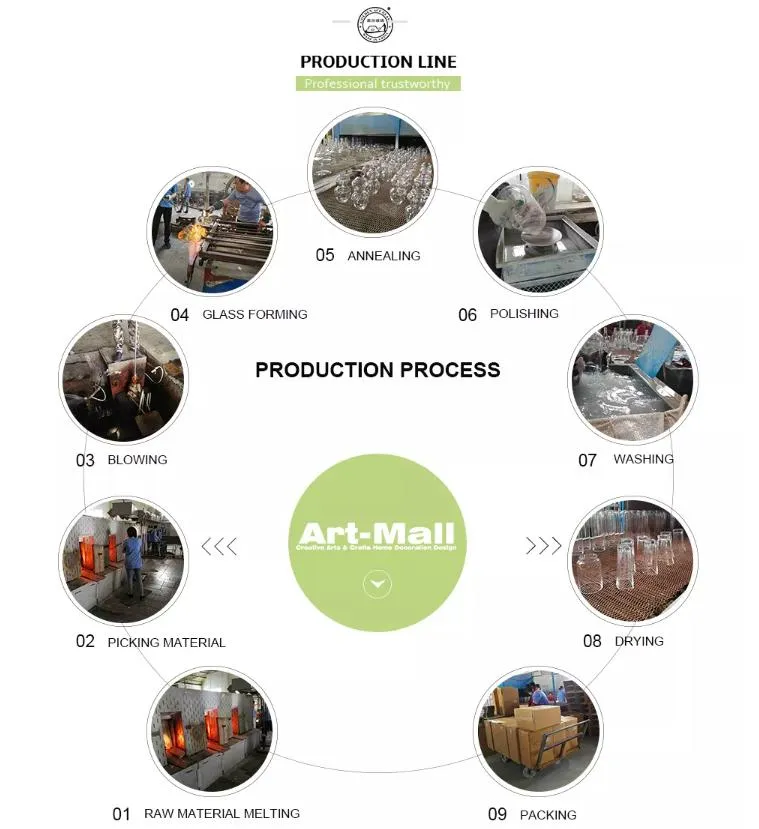 Glass Candle Holder Vase