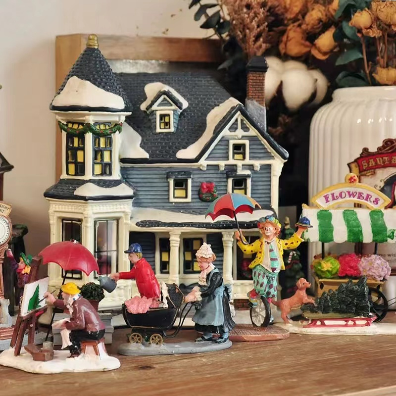 Elegant Christmas Figurine Crafts for Seasonal Home Decor