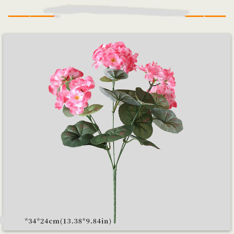 Factory Hot Sale Simulation Artificial Plastic Handmade Flowers Home Decoration
