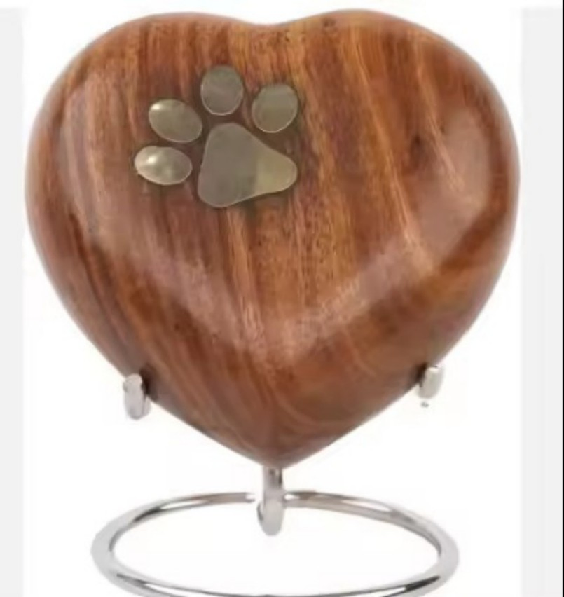 Handcrafted Wooden Pet Urns &amp; Ashes Memorial Photo Frame Custom Cat &amp; Dog Cremation Casket Wholesale Shops for Memorial Gifts