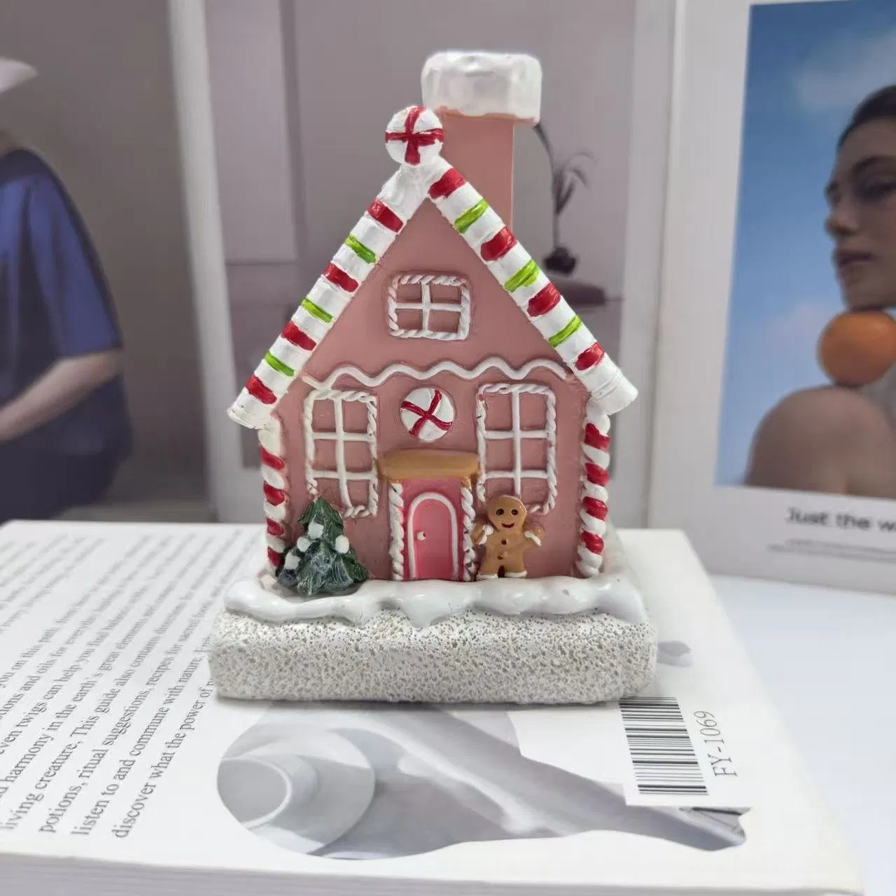 Christmas House Incense Burner Gingerbread House Aroma Burner Snowman Home Decoration Wholesale