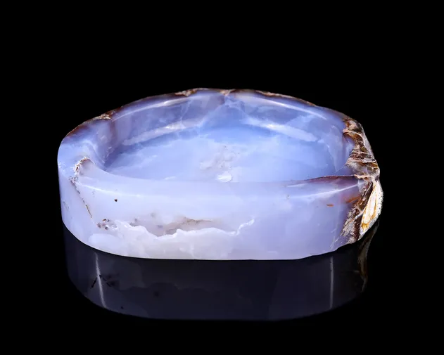 Blue Chalcedony Bowl 1