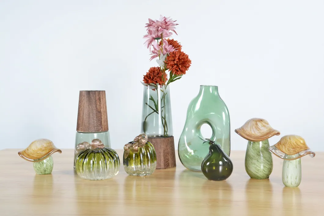 Mushroom Glass Home Decor