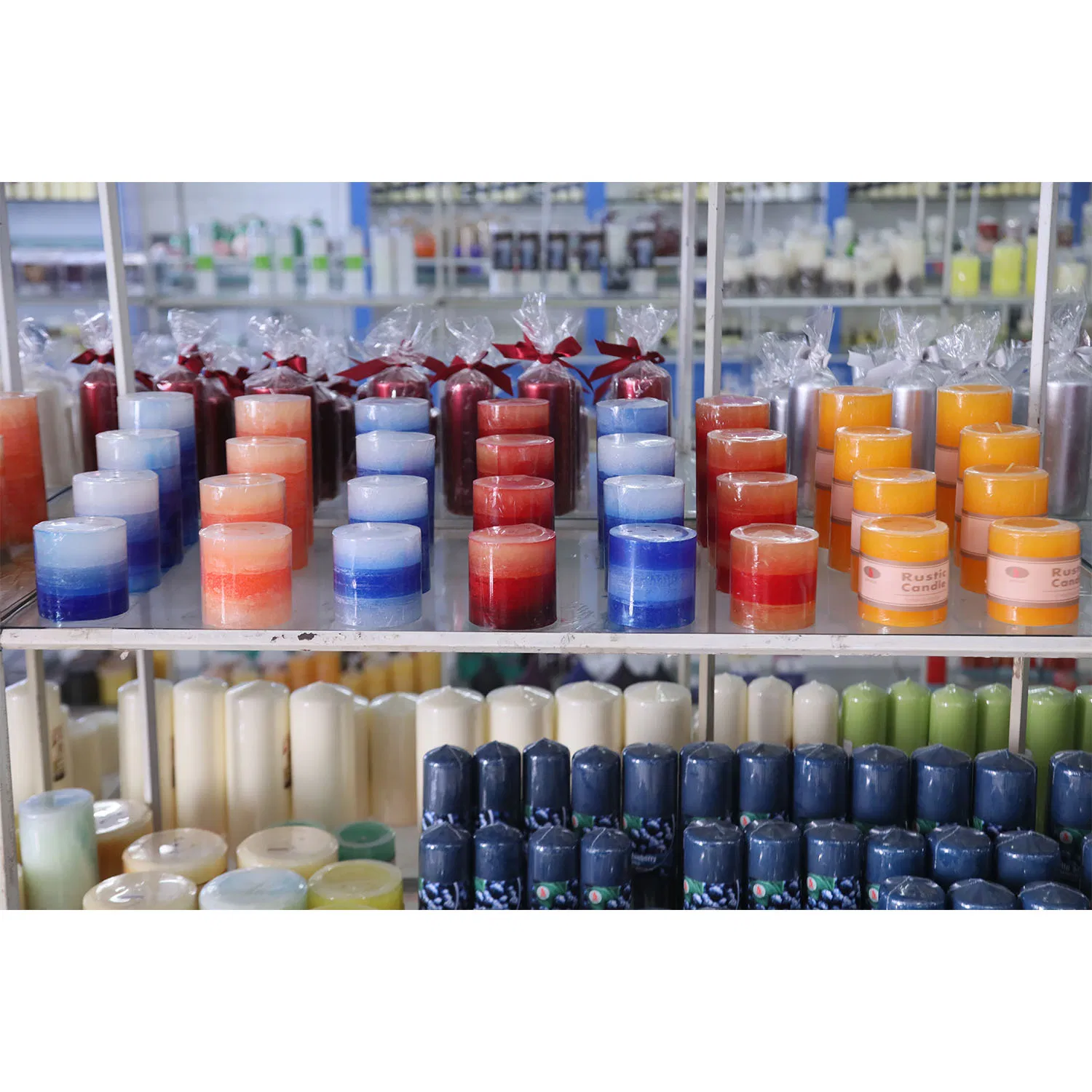 Holiday-Themed Aromatic Pillar Candle for Seasonal Home Decor