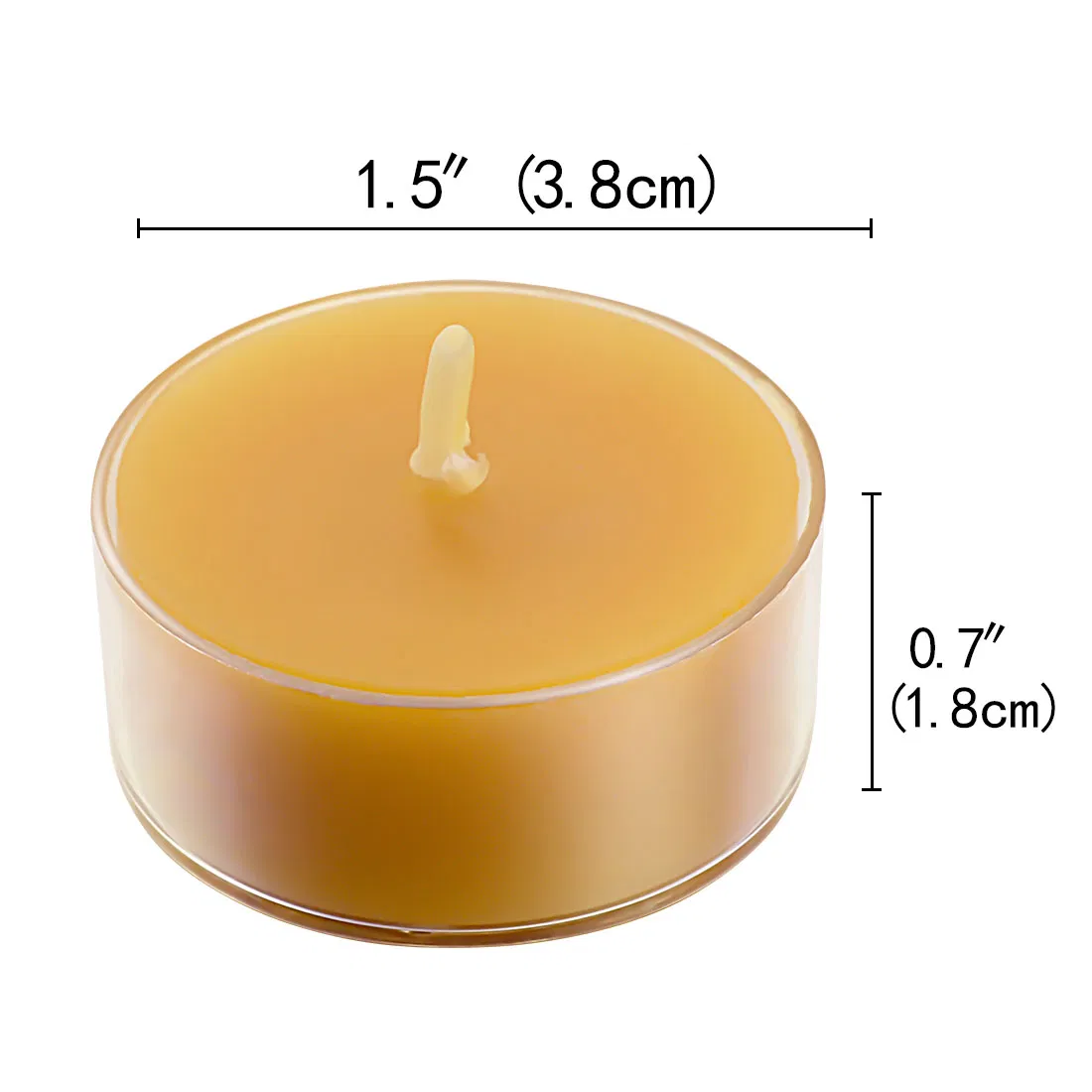 Wholesale Cheap Home Decorative Non Toxic Eco Friendly Healthy Protection Custom Small Rustic Blessed Organic Natural Pure Beeswax Tea Lights Tealight Candles