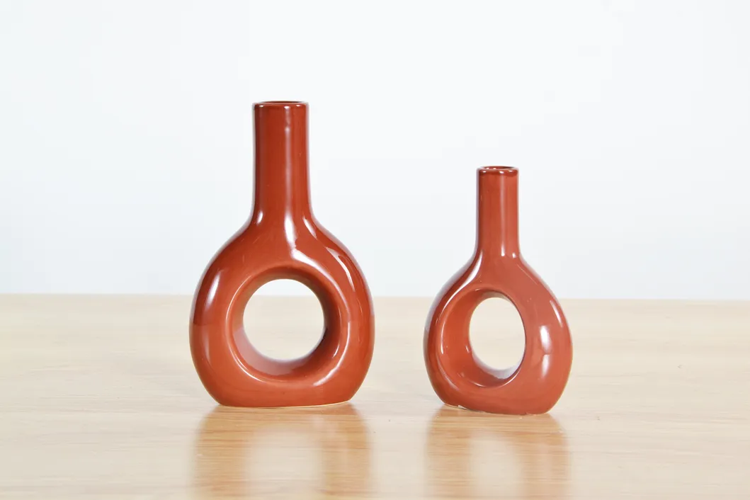 Yellow Unique Gift Ceramic Vase Decor