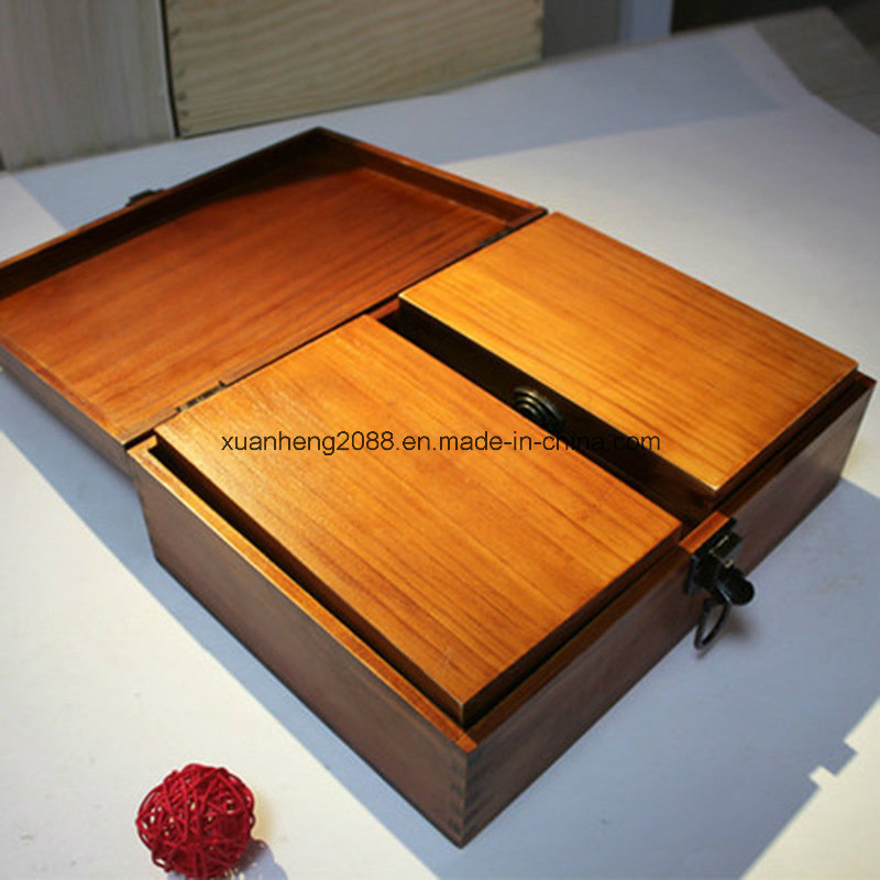 Unique Custom High-End Wooden Storage Box Handmade Gift Box Suitable for Home Storage Tea Wine Rings Wedding Display Crafts Perfect Collection Choice
