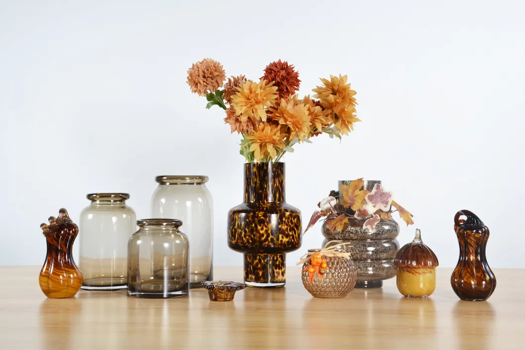 Glass Decorative Pumpkin Figurine 1