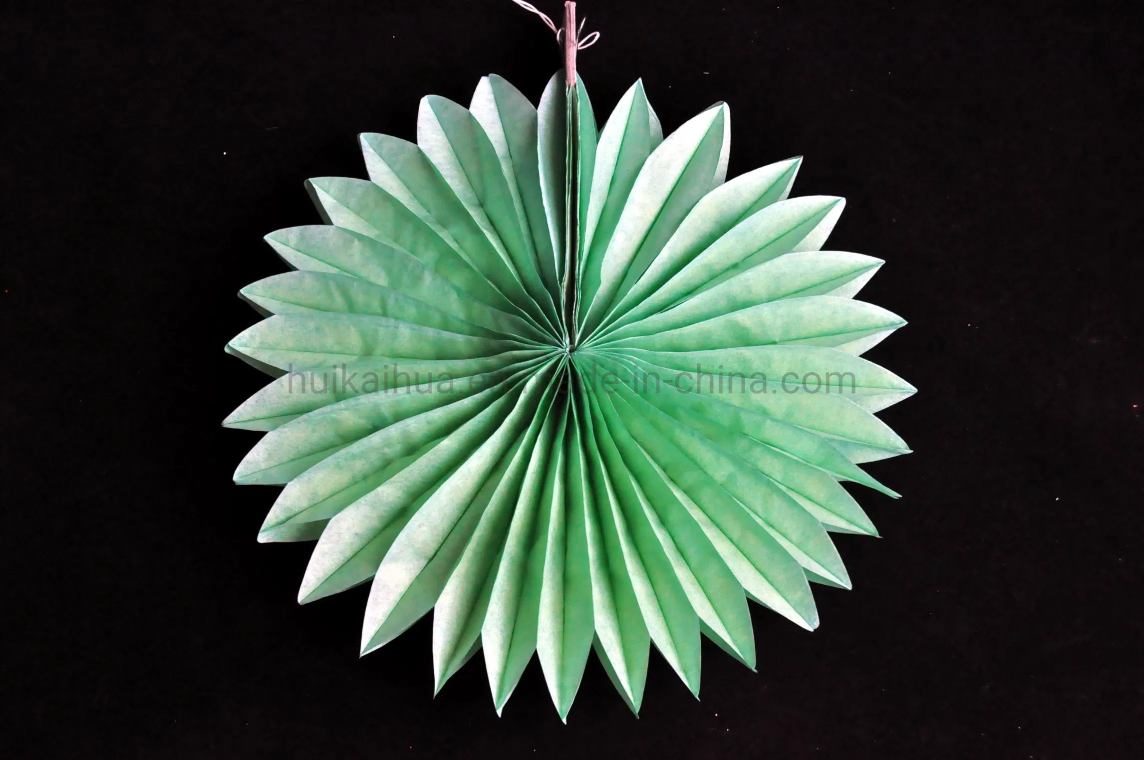 Hkh Unique Wedding Backdrops Wall Hanging Paper Fan for Party Decoration