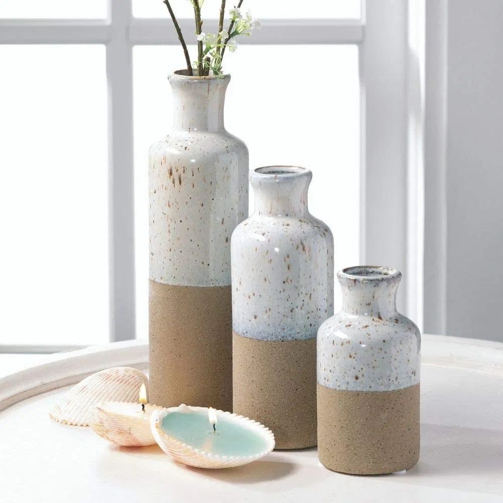 Hot Sale Rustic Indoor Home Hotel Decor Ceramic Tall Flower Vase