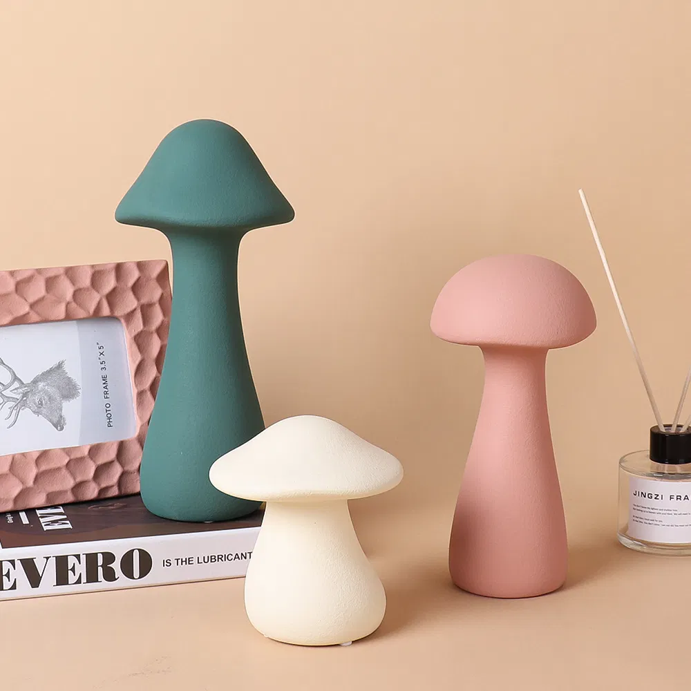Ceramic Desktop Mushroom Craft