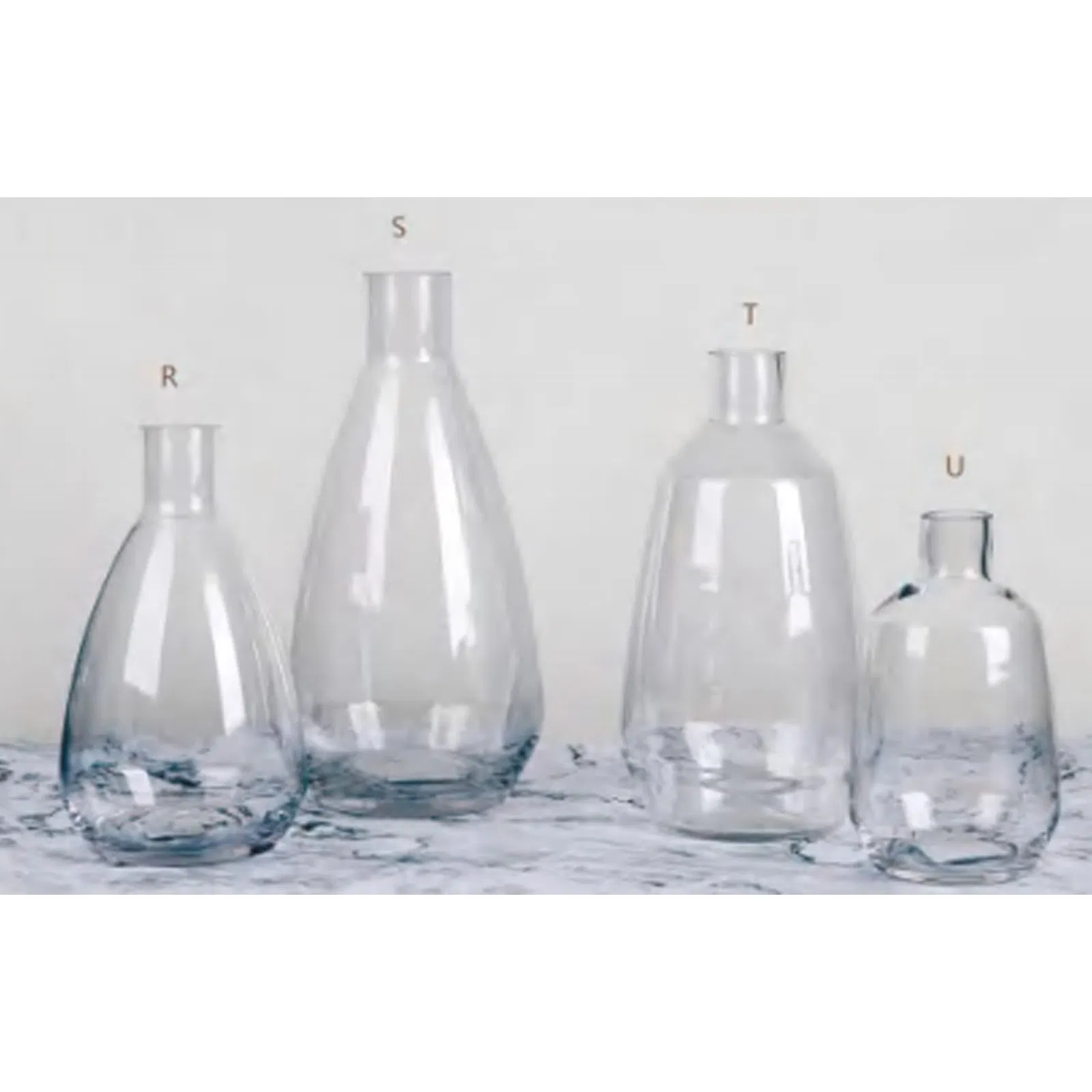 Wholesale Glass Vase for Farmhouse Tabletop Centerpiece Decorative