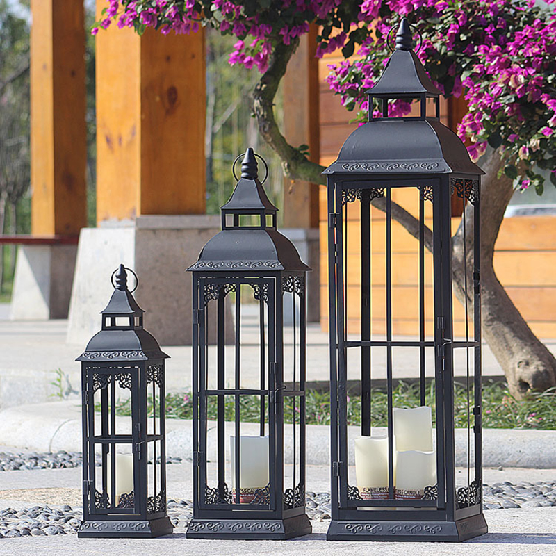 Large Candle Holder with Rustic Charm for Home Decor