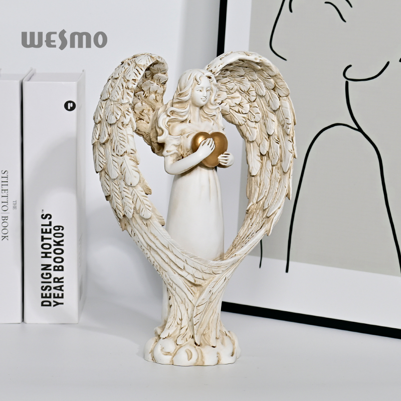 Home Decoration Decorative Resin Angel Statue Ornaments Crafts