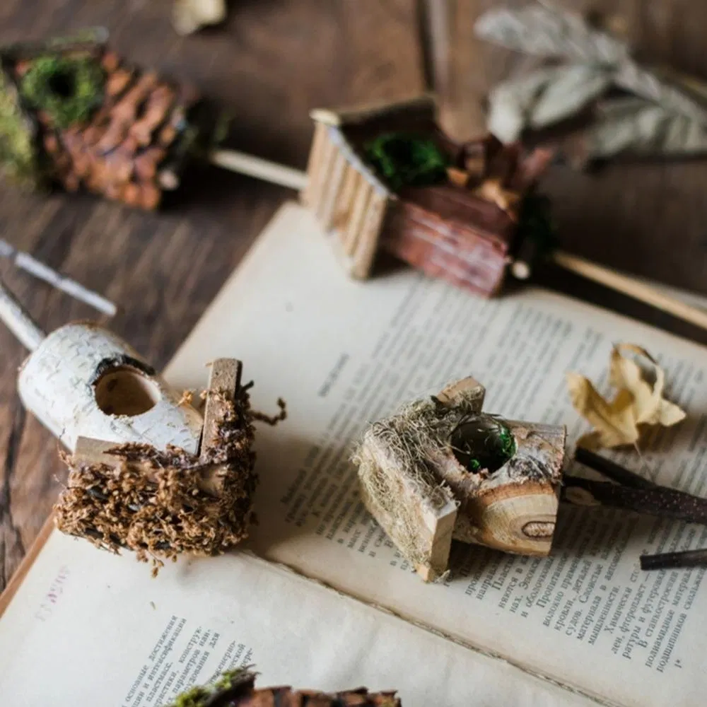 Bird House Planter Stake 3