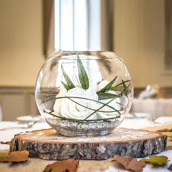 Natural Rustic Decor Pine Wooden Round Unfinished Wood Slices Circles with Tree Bark Log Discs DIY Crafts Rustic Painting