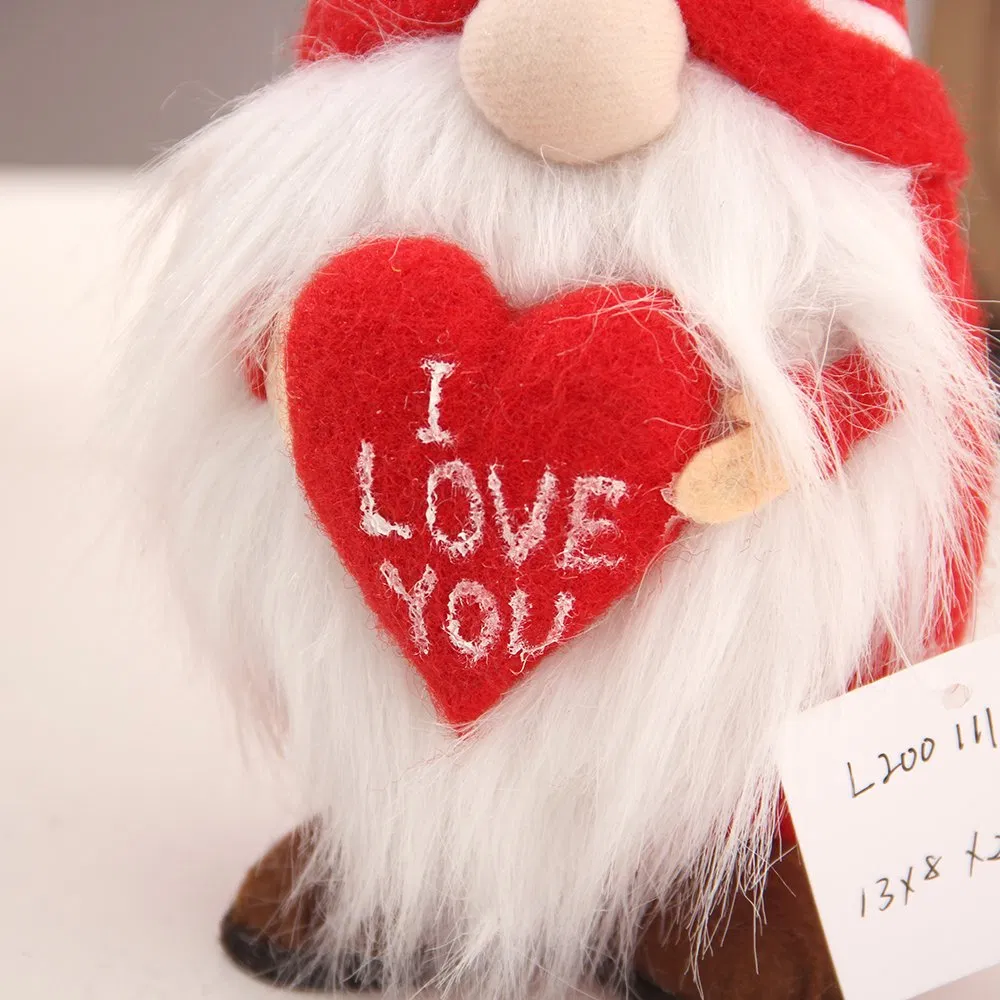 Handmade Cupid Love Heart Gnome 2023 Gift Wedding Home Decor Valentine Gnomes Daily Gift Gnome Decoration