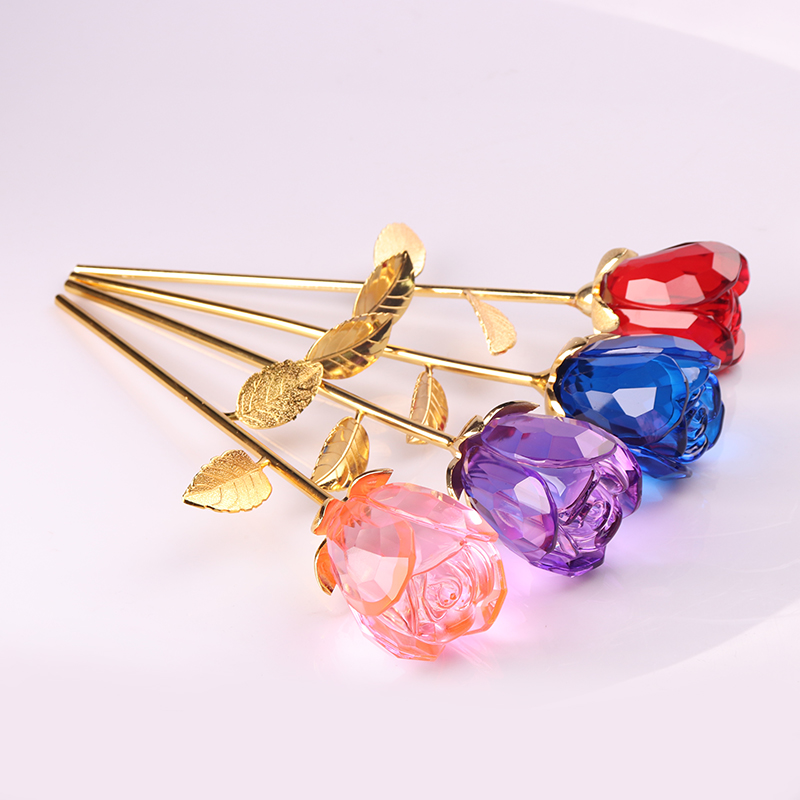 Valentine Colour Romance Crystal Rose Crystal Craft (Ks25216)