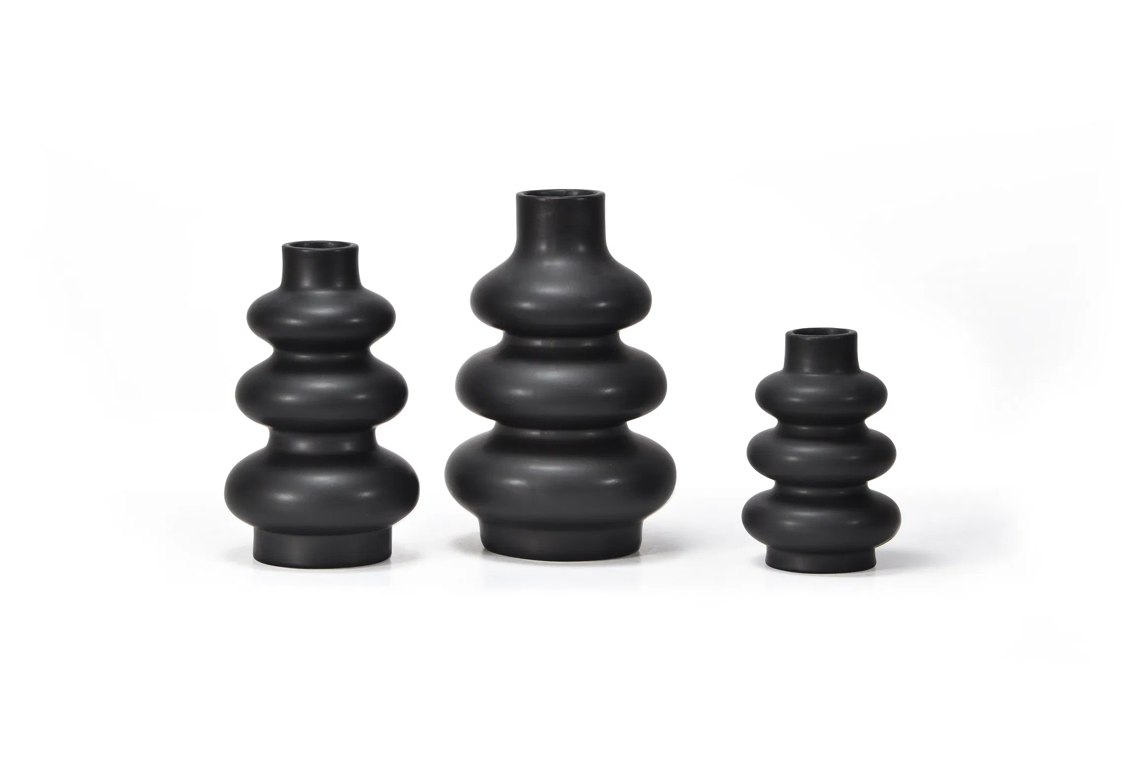 Tabletop Decorative Dried Flowers Ceramic Vase