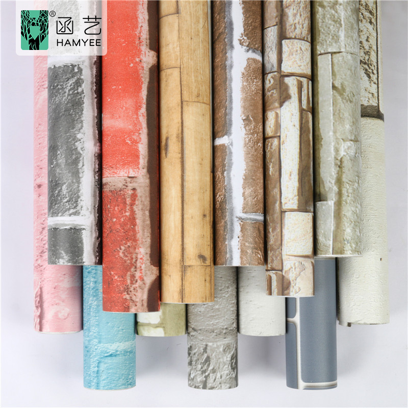 Modern 3D Wallpaper Brick Home Decorative Wall Panel Decor Sticker