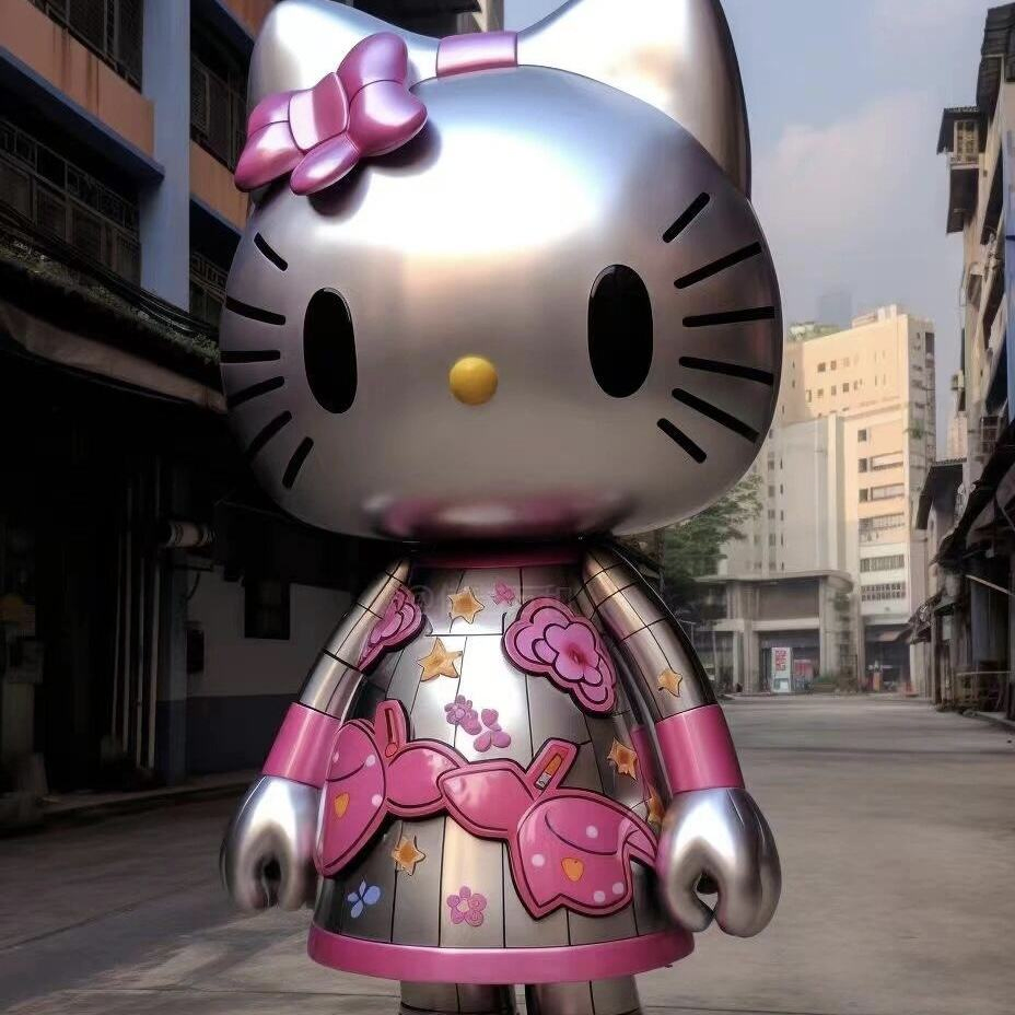 Luxury Stainless Steel Abstract Sculpture - Handcrafted Modern Art Statue for Home &amp; Office Decor - Polished Metal Sculpture Gift for Collectors