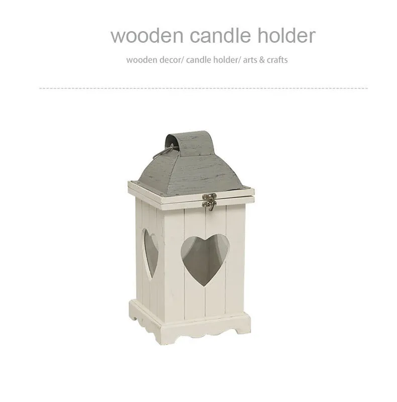 Wooden Garden Lantern