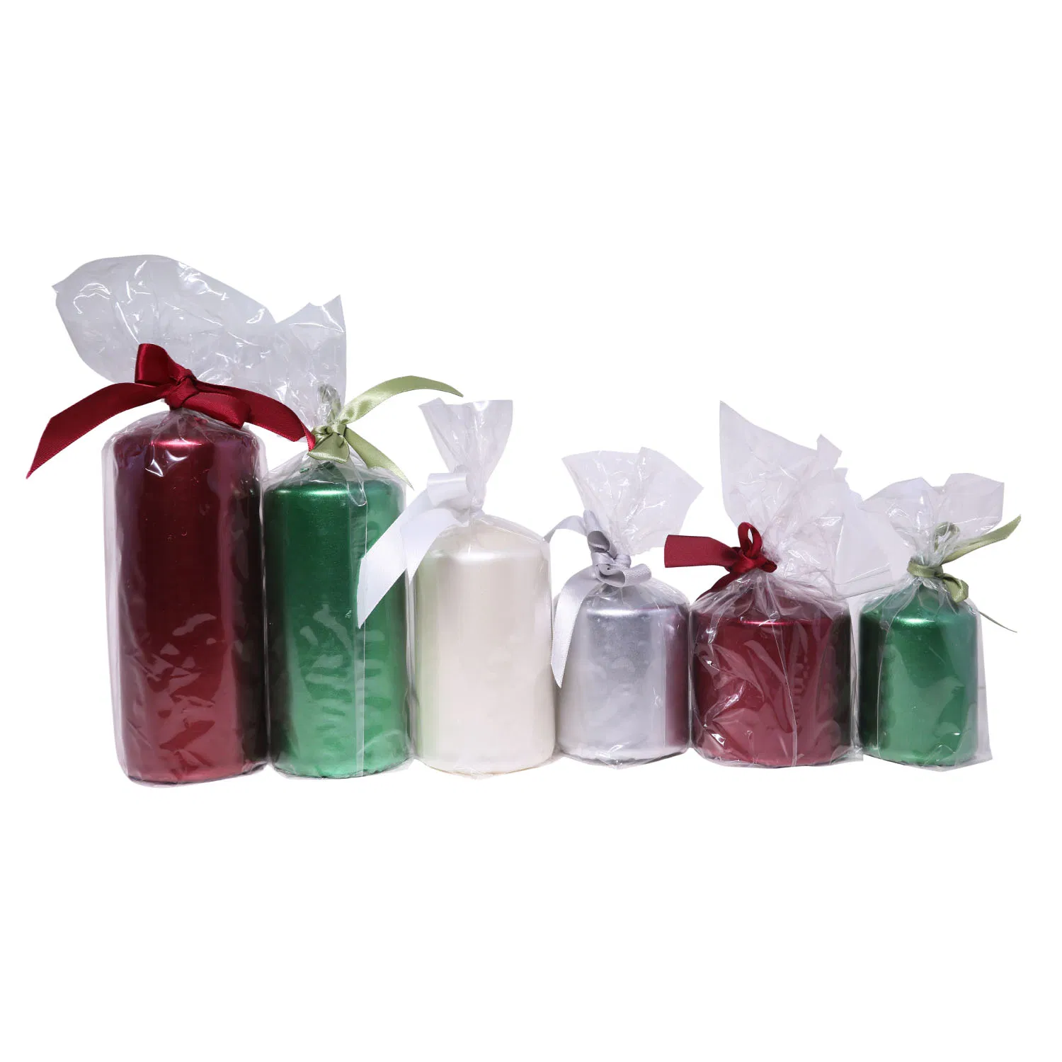 Holiday-Themed Aromatic Pillar Candle for Seasonal Home Decor