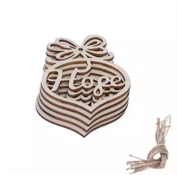 Wooden Christmas Pendant 6