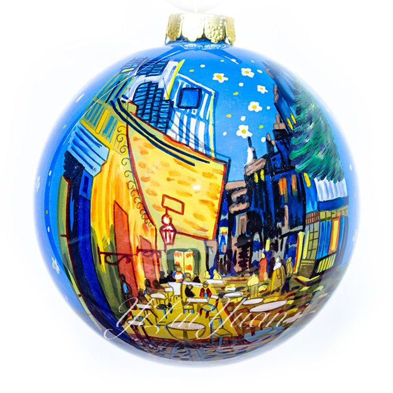 Christmas Reindeer Handmade Painting Hanging Hand-Painted Christmas Ball